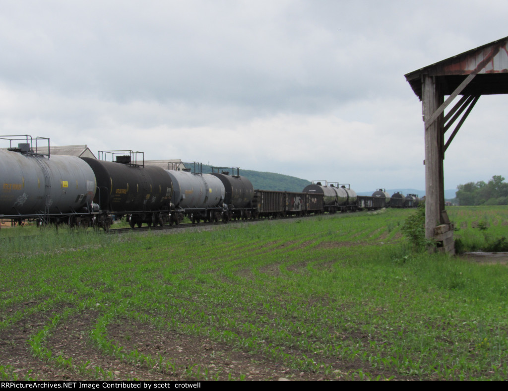 Tank cars and gondolas